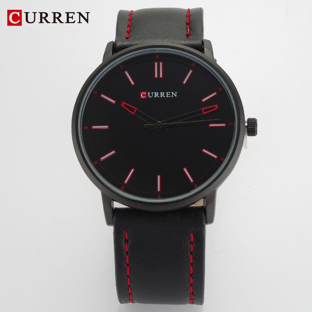 Curren Carian 8233 Belt Men's Watch Belt Men's Watch Casual Business Waterproof Quartz Watch