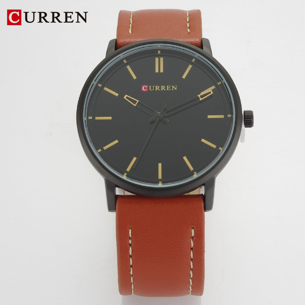 Curren Carian 8233 Belt Men's Watch Belt Men's Watch Casual Business Waterproof Quartz Watch