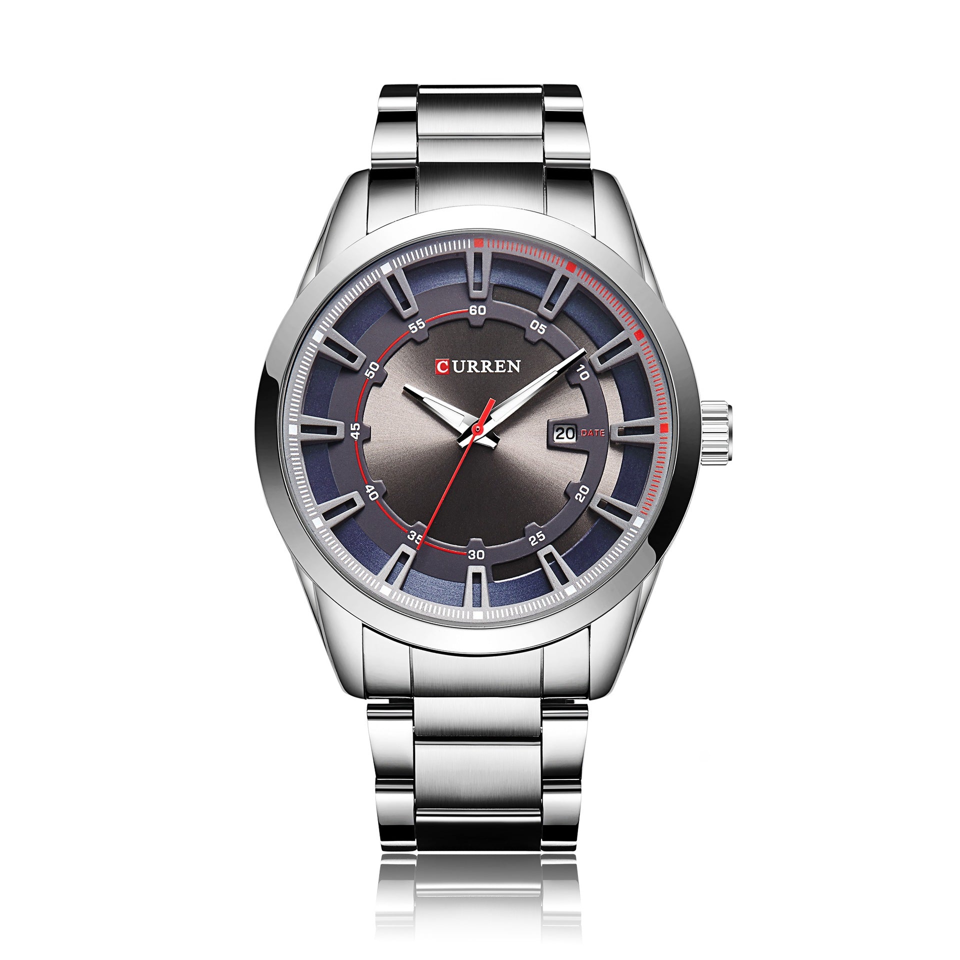 Curren Carryan 8246 Men's Watch Calendar Men's Watch Business Casual Waterproof Steel Belt Quartz Watch